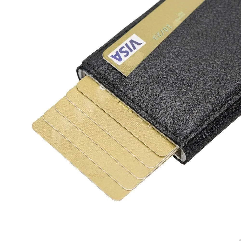 Torres Leather Mechanical Card Holder