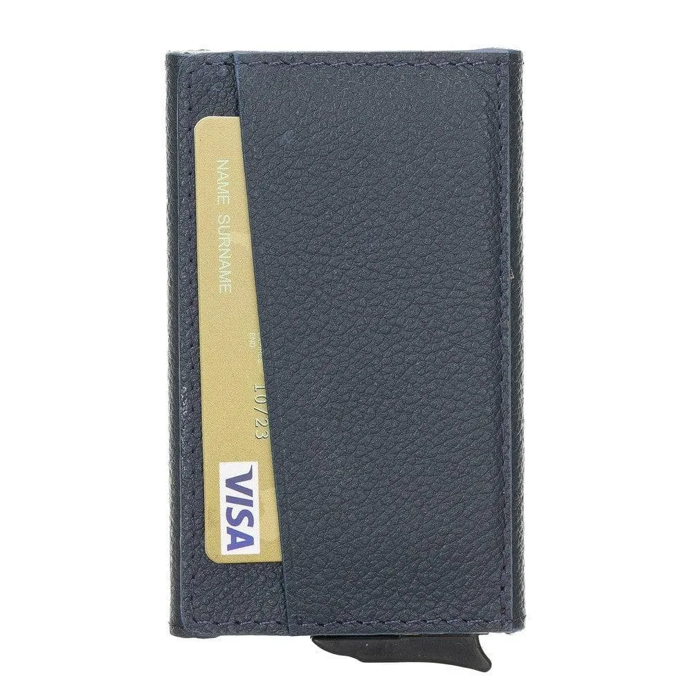 Torres Leather Mechanical Card Holder
