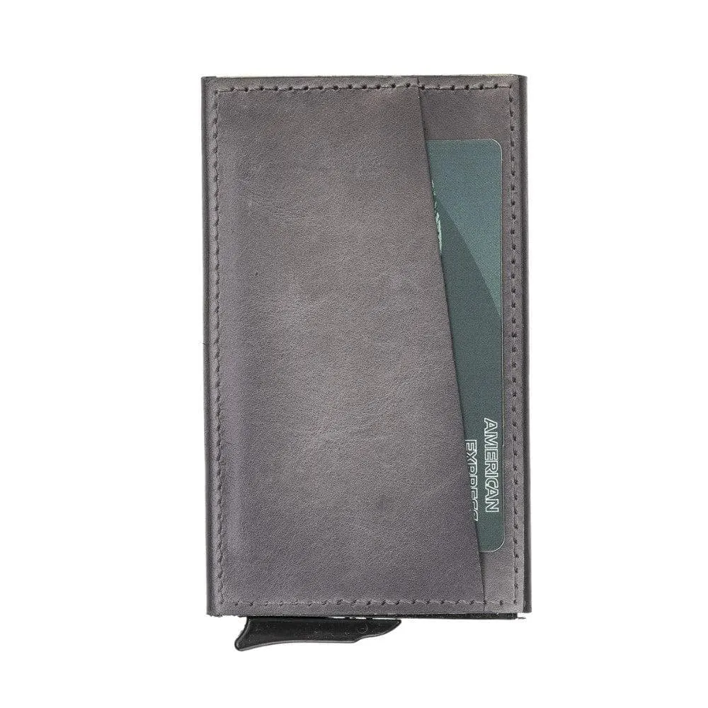 Torres Leather Mechanical Card Holder