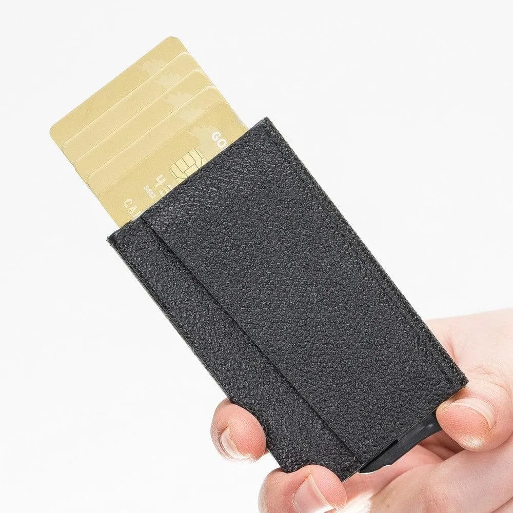 Torres Leather Mechanical Card Holder