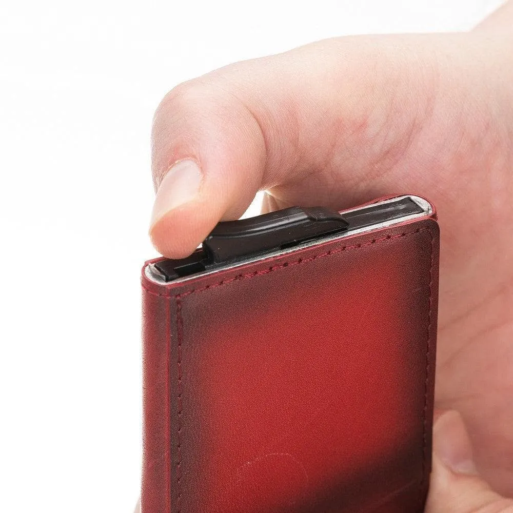 Torres Leather Mechanical Card Holder