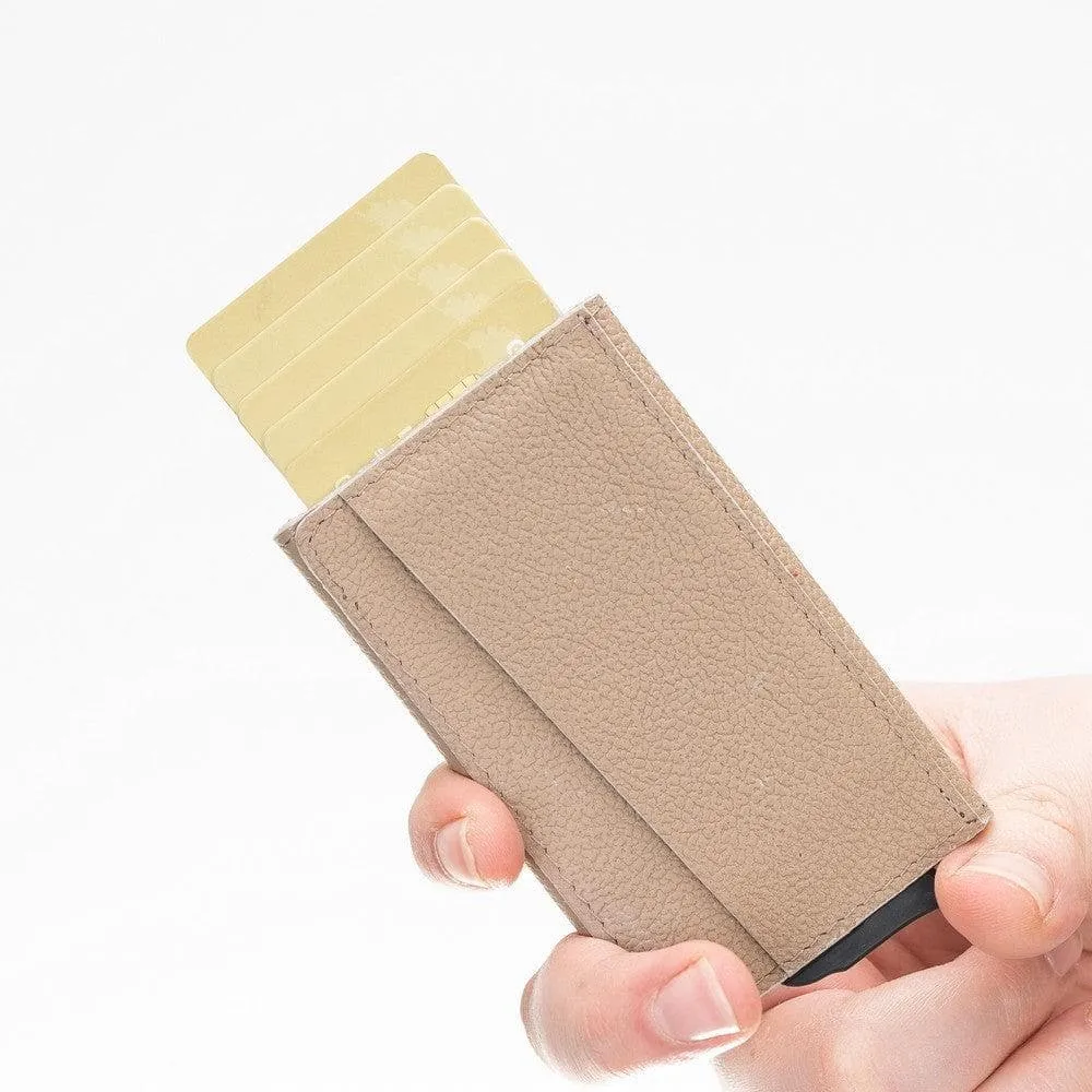 Torres Leather Mechanical Card Holder