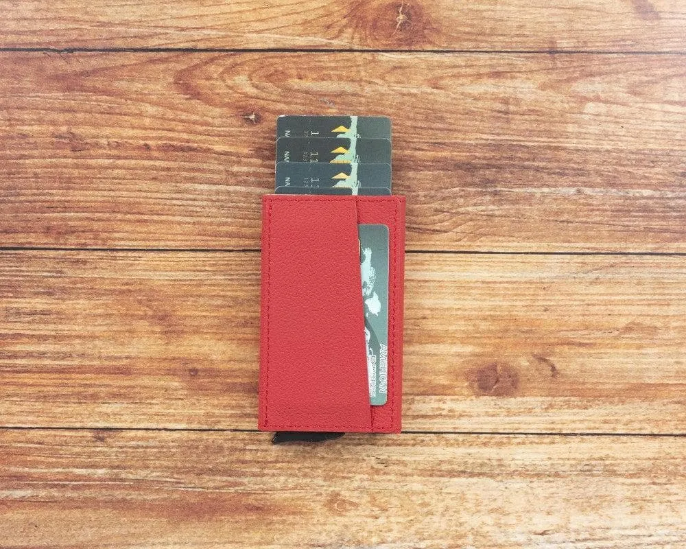 Torres Leather Mechanical Card Holder