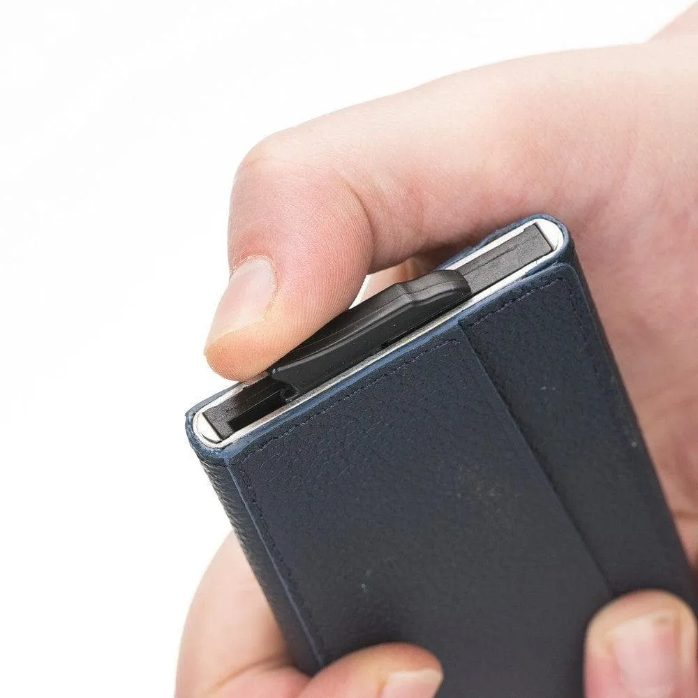 Torres Leather Mechanical Card Holder