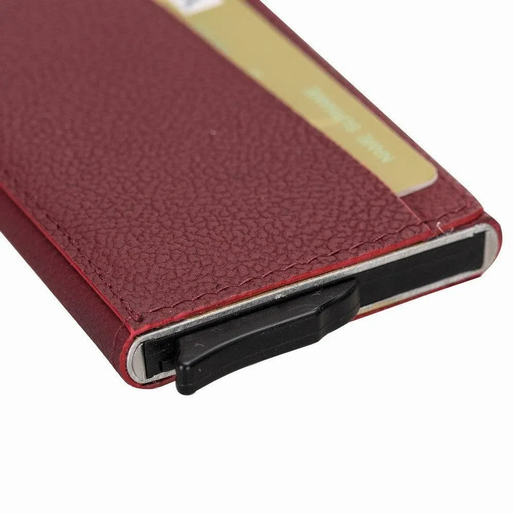 Torres Leather Mechanical Card Holder