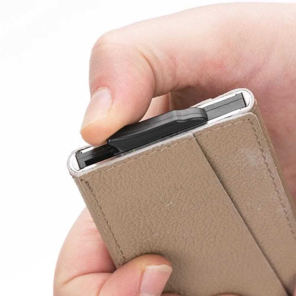 Torres Leather Mechanical Card Holder