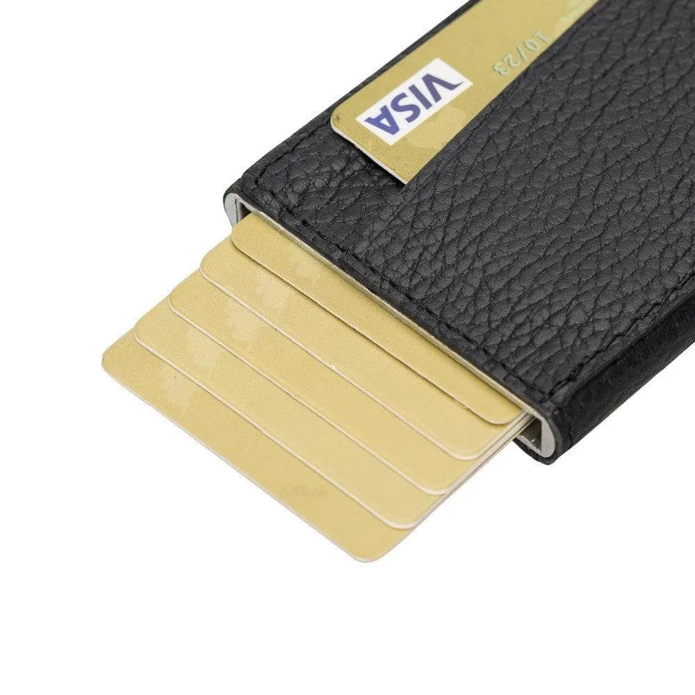 Torres Leather Mechanical Card Holder