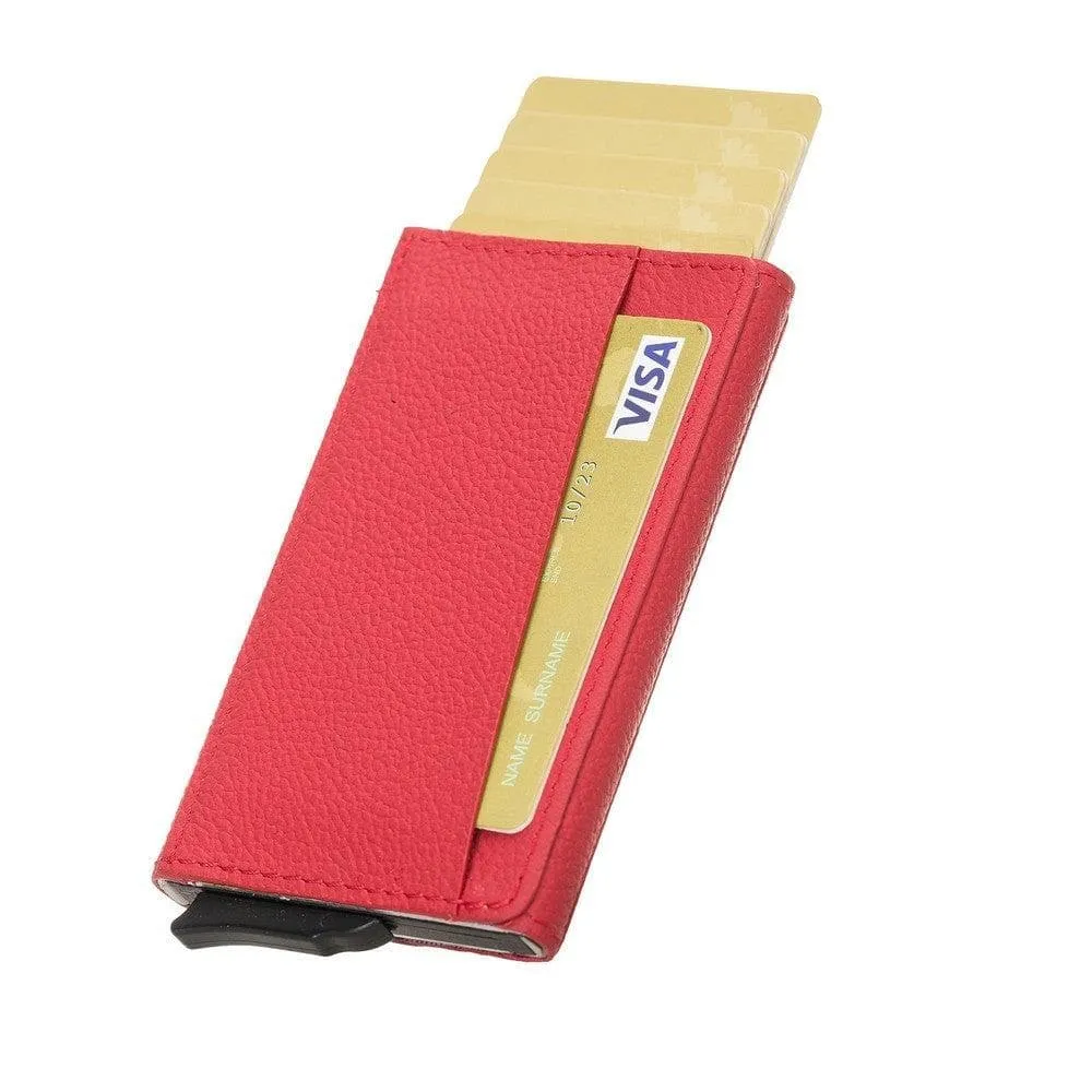 Torres Leather Mechanical Card Holder