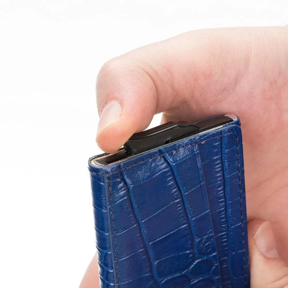 Torres Leather Mechanical Card Holder