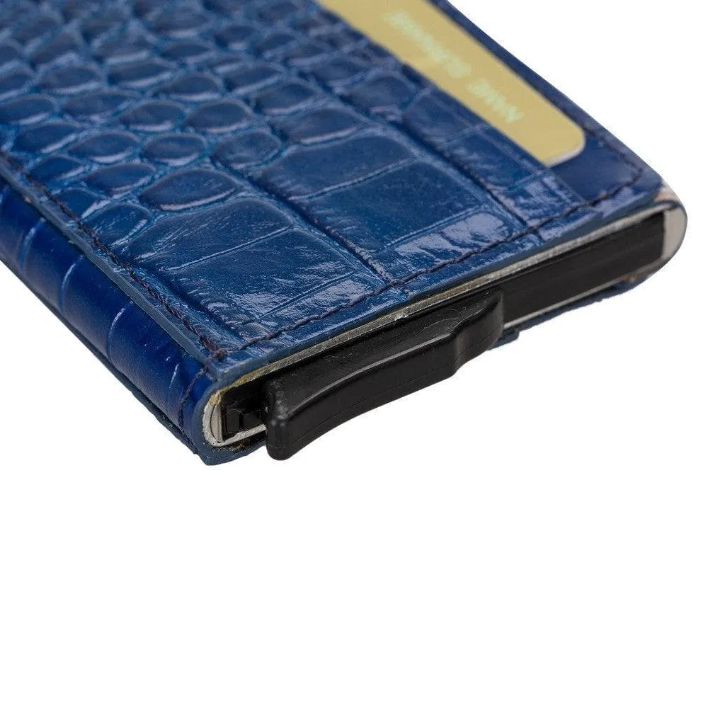 Torres Leather Mechanical Card Holder