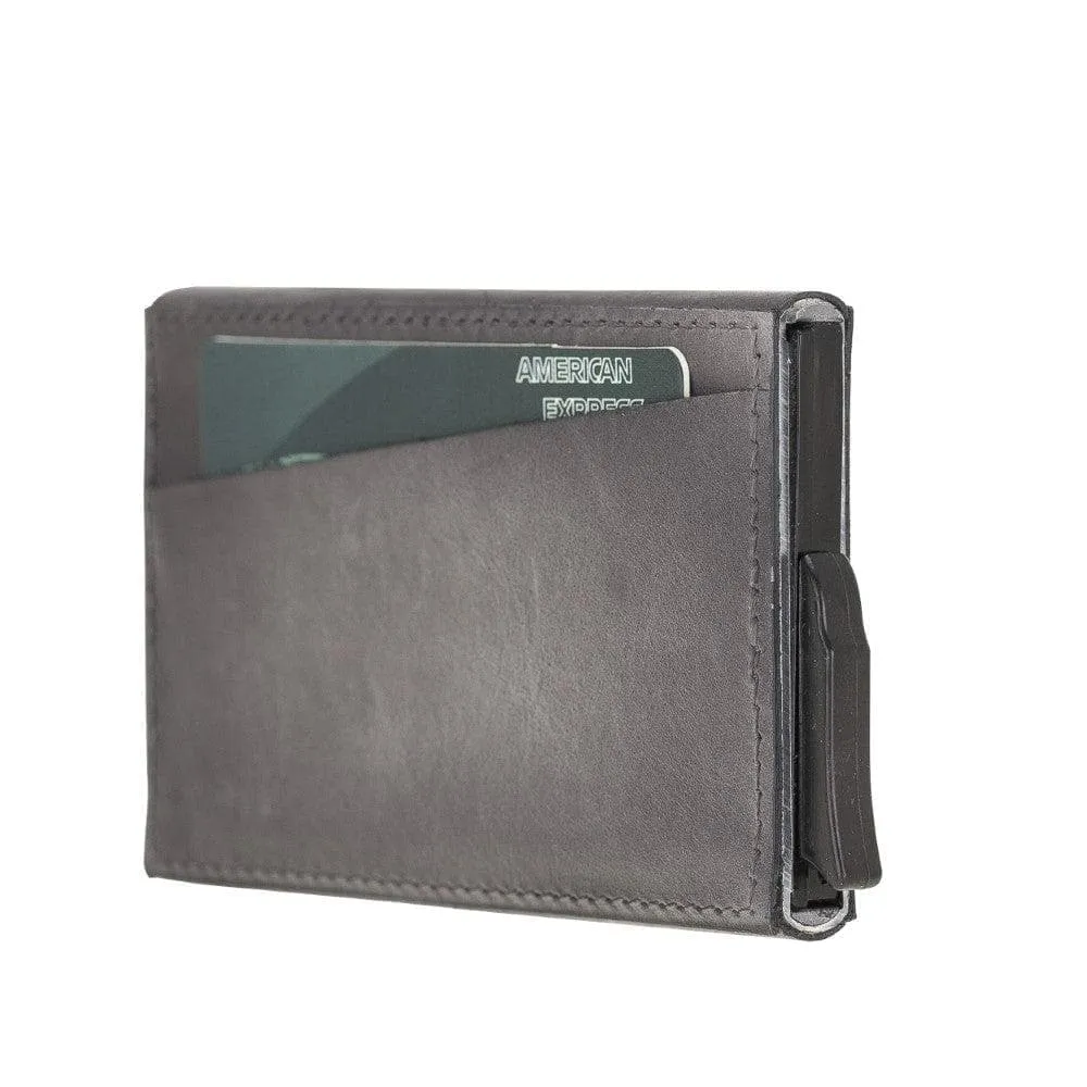 Torres Leather Mechanical Card Holder