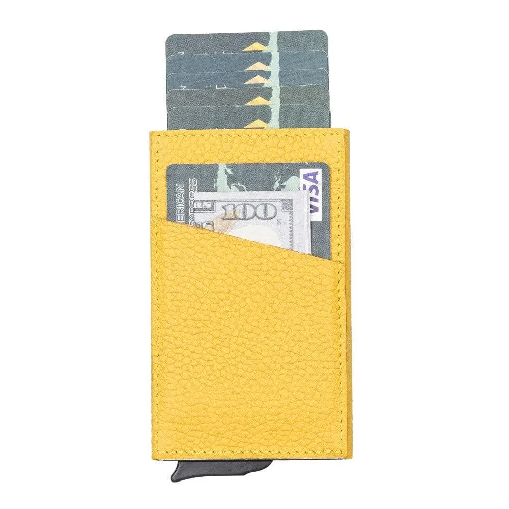 Torres Leather Mechanical Card Holder