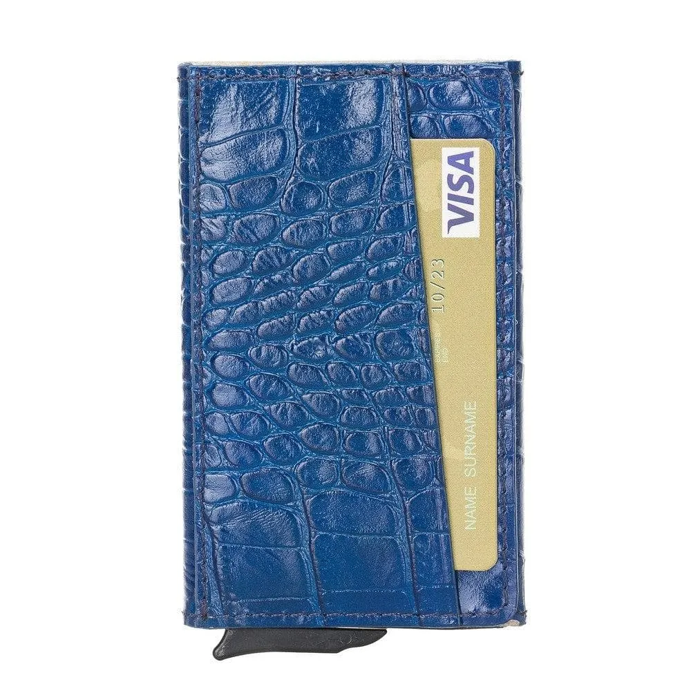 Torres Leather Mechanical Card Holder