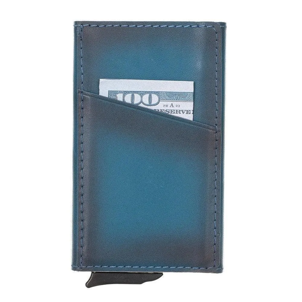 Torres Leather Mechanical Card Holder