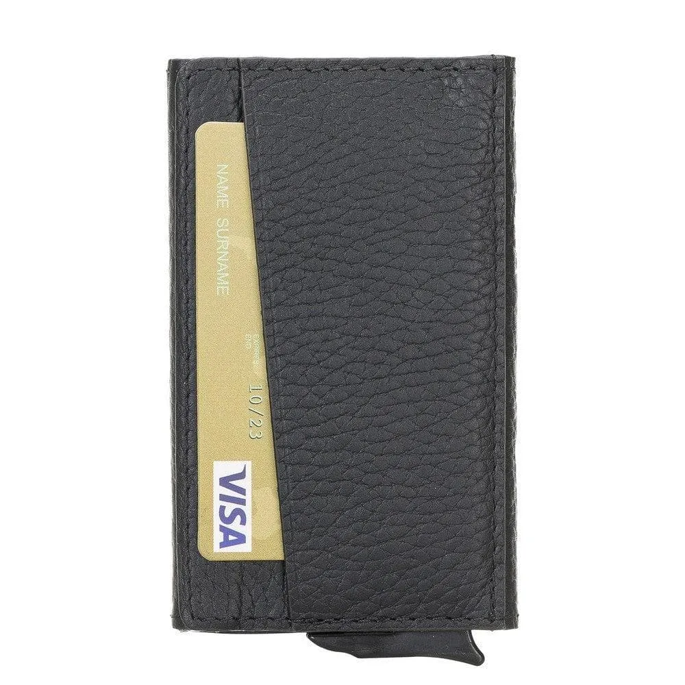 Torres Leather Mechanical Card Holder
