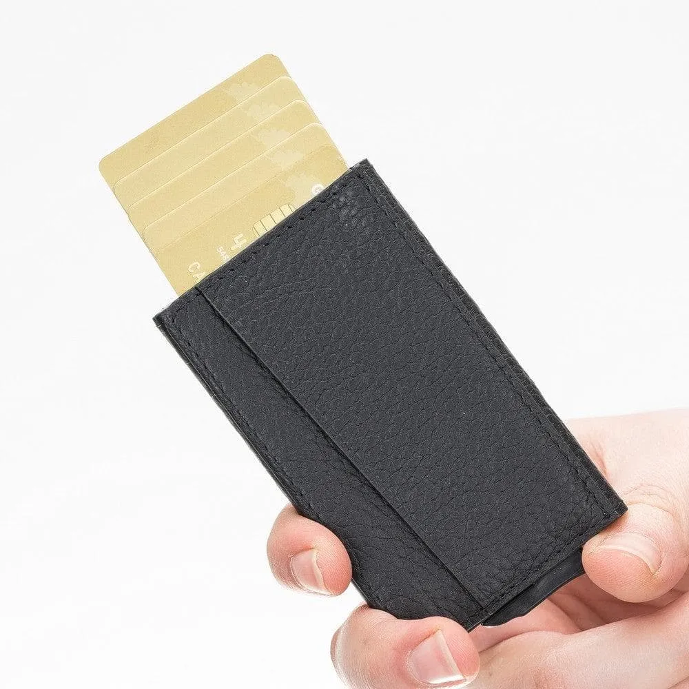Torres Leather Mechanical Card Holder