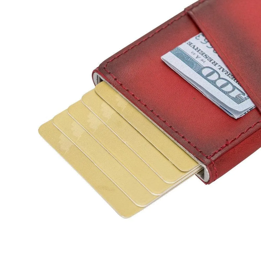 Torres Leather Mechanical Card Holder