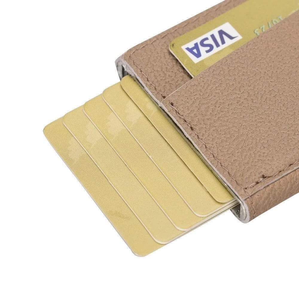 Torres Leather Mechanical Card Holder