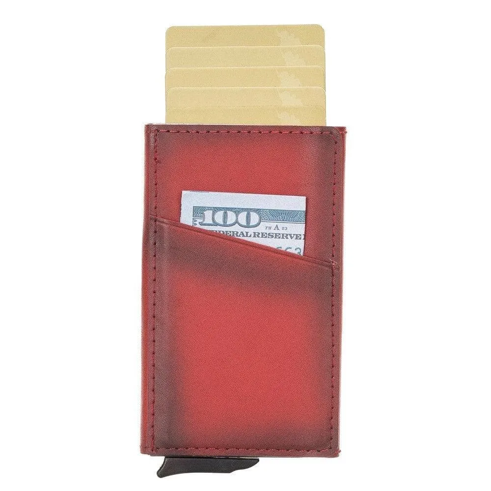 Torres Leather Mechanical Card Holder