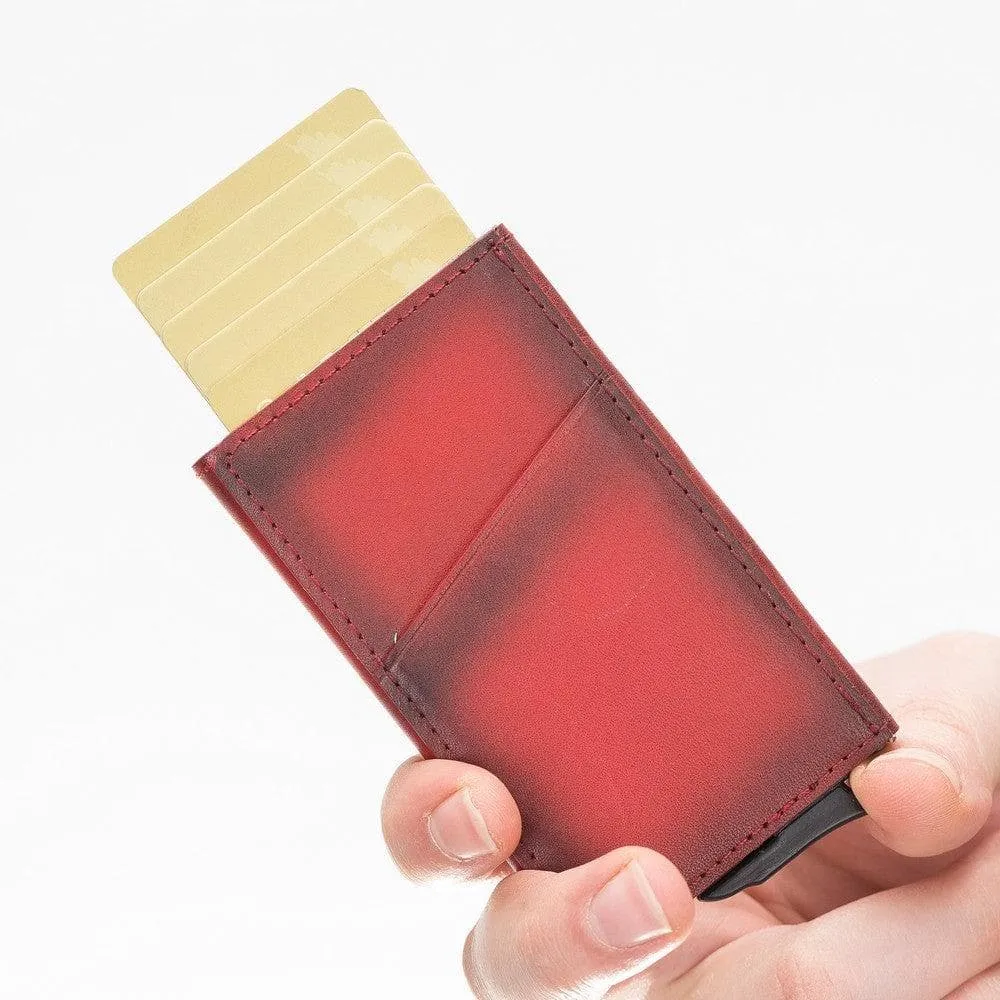 Torres Leather Mechanical Card Holder