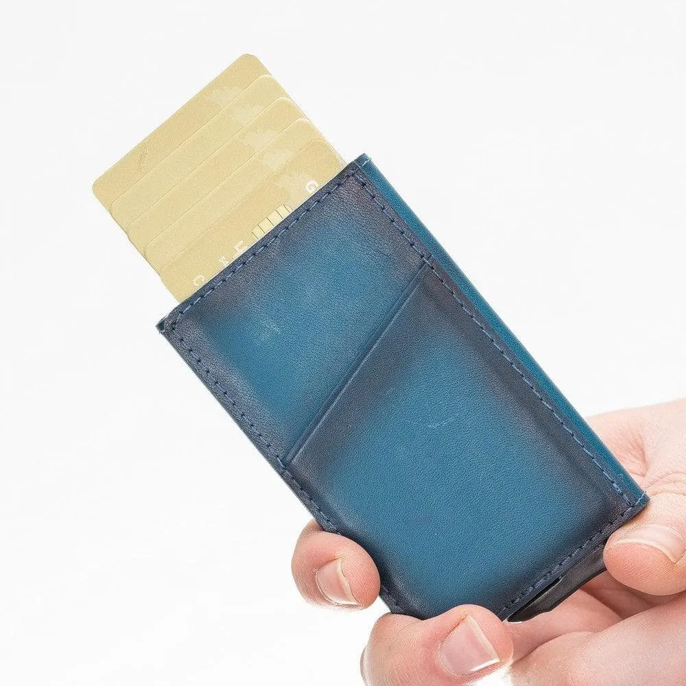 Torres Leather Mechanical Card Holder