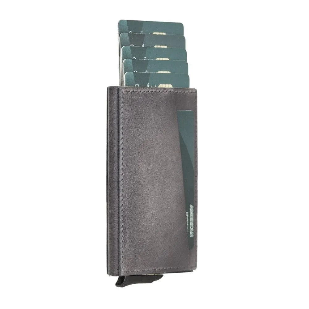 Torres Leather Mechanical Card Holder