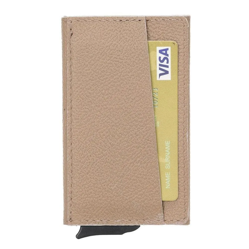 Torres Leather Mechanical Card Holder