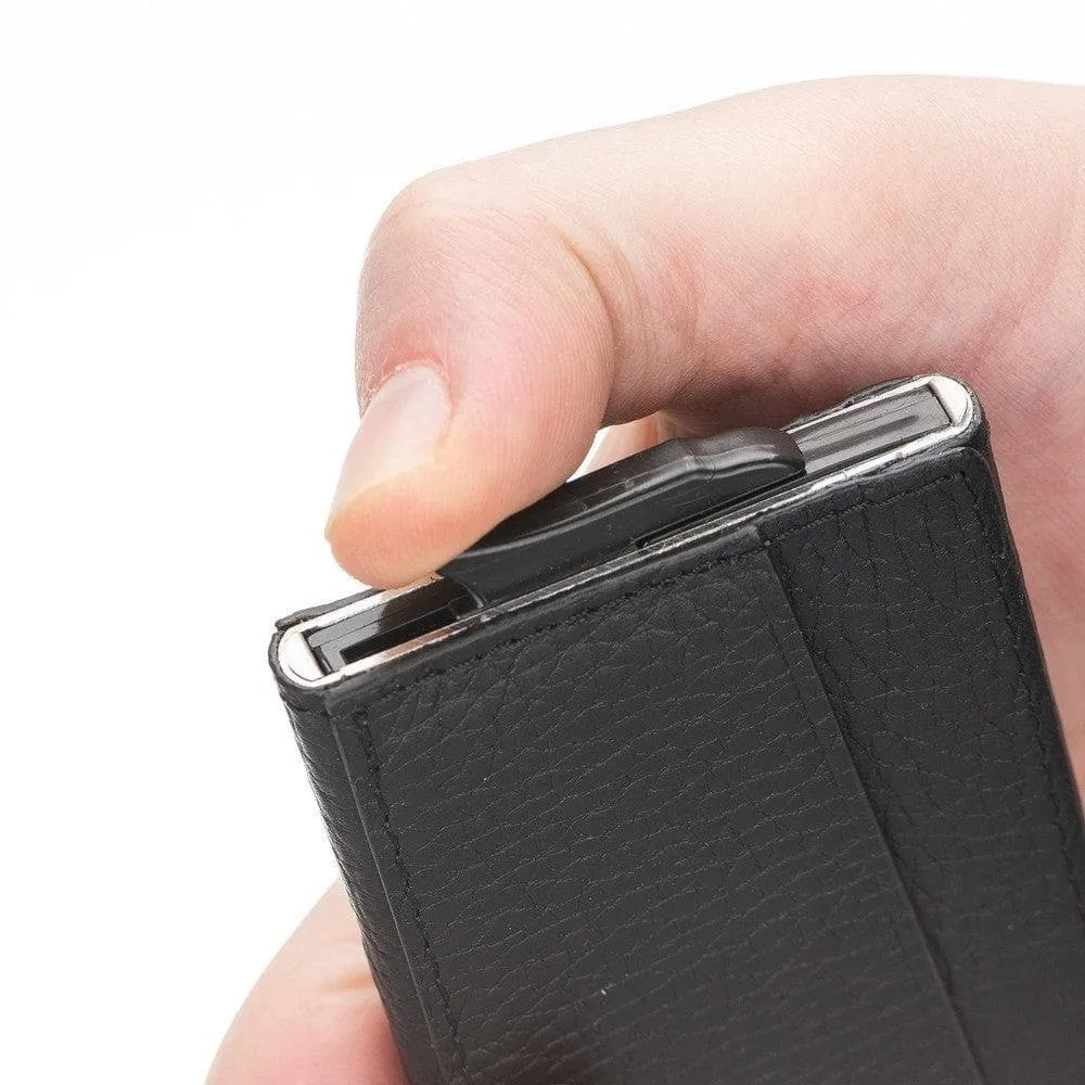 Torres Leather Mechanical Card Holder