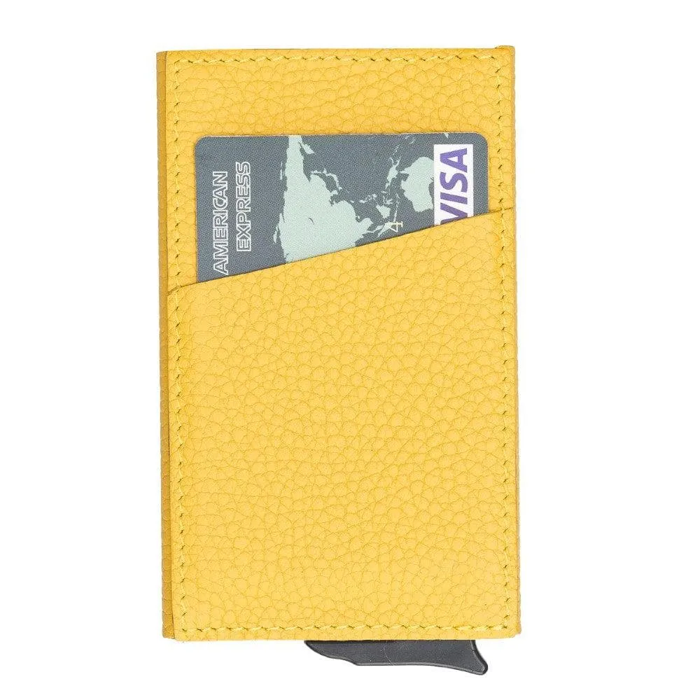 Torres Leather Mechanical Card Holder