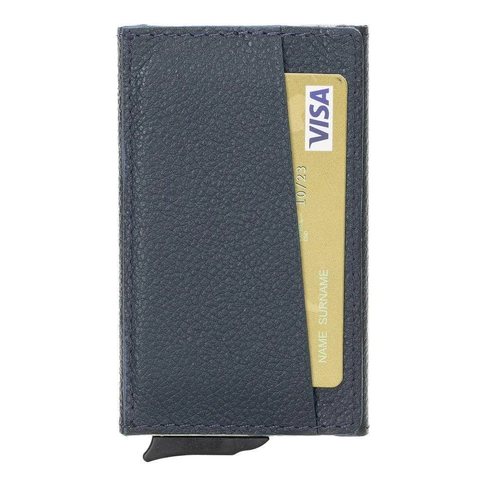 Torres Leather Mechanical Card Holder