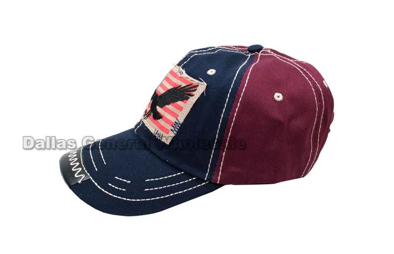 USA Flag Eagle Trucker Caps Wholesale